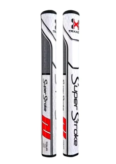 Super Stroke Traxion Tour 2.0 putter grip - bílo/červeno/šedý