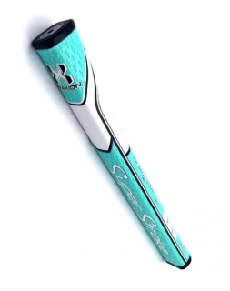 Super Stroke Traxion Pistol GT 1.0 putter grip - tyrkysovo/bílý