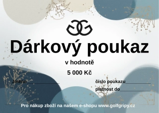 Dárkový poukaz v hodnotě 5 000 Kč